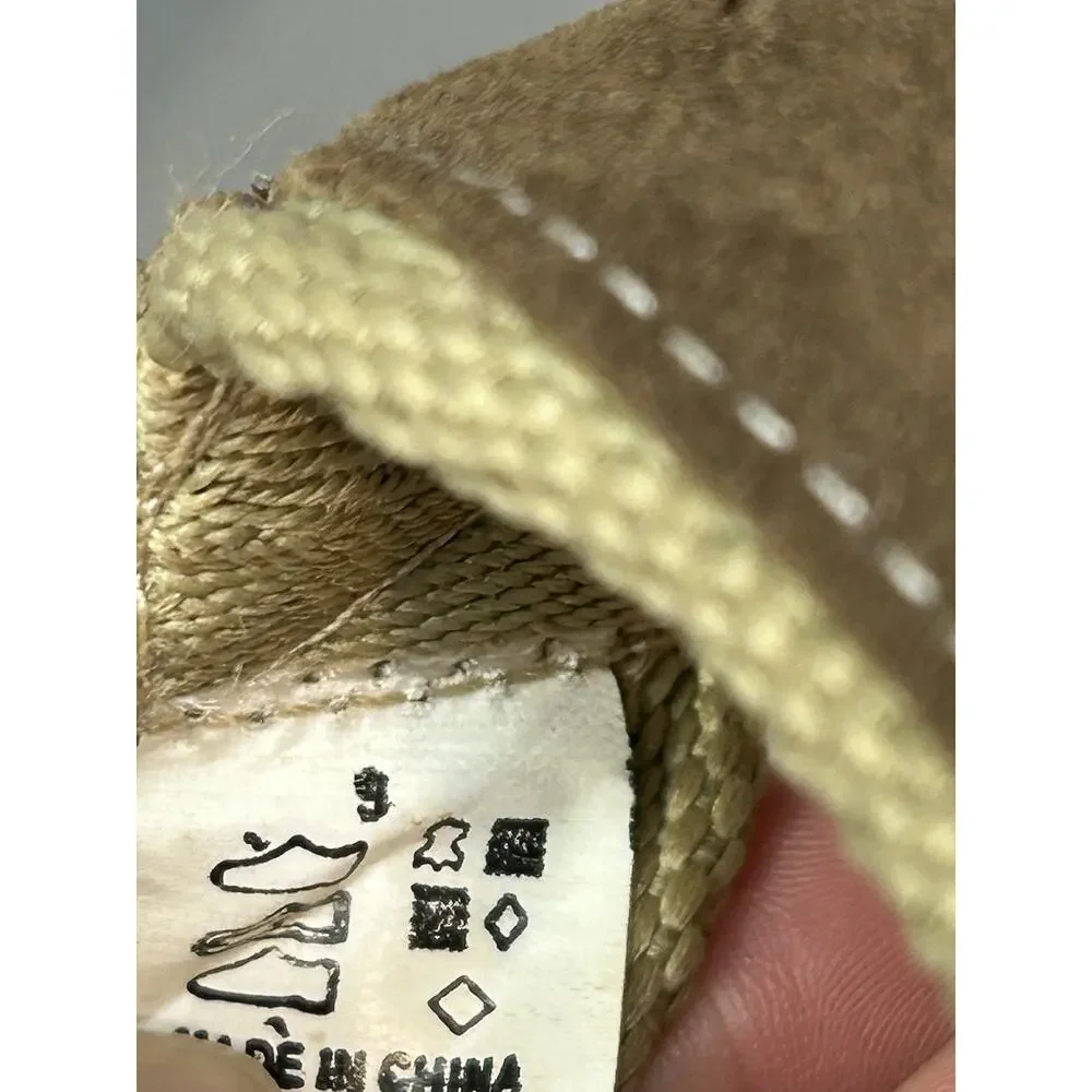 Hang Ten Flip Flops‎ Thong Sandals Mens 9 Brown Slip On Rubber Soles